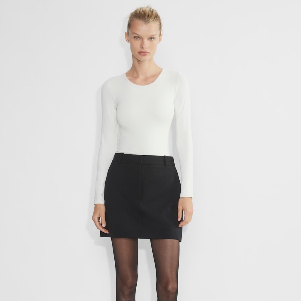 Aritzia Contour White Bodysuit XS